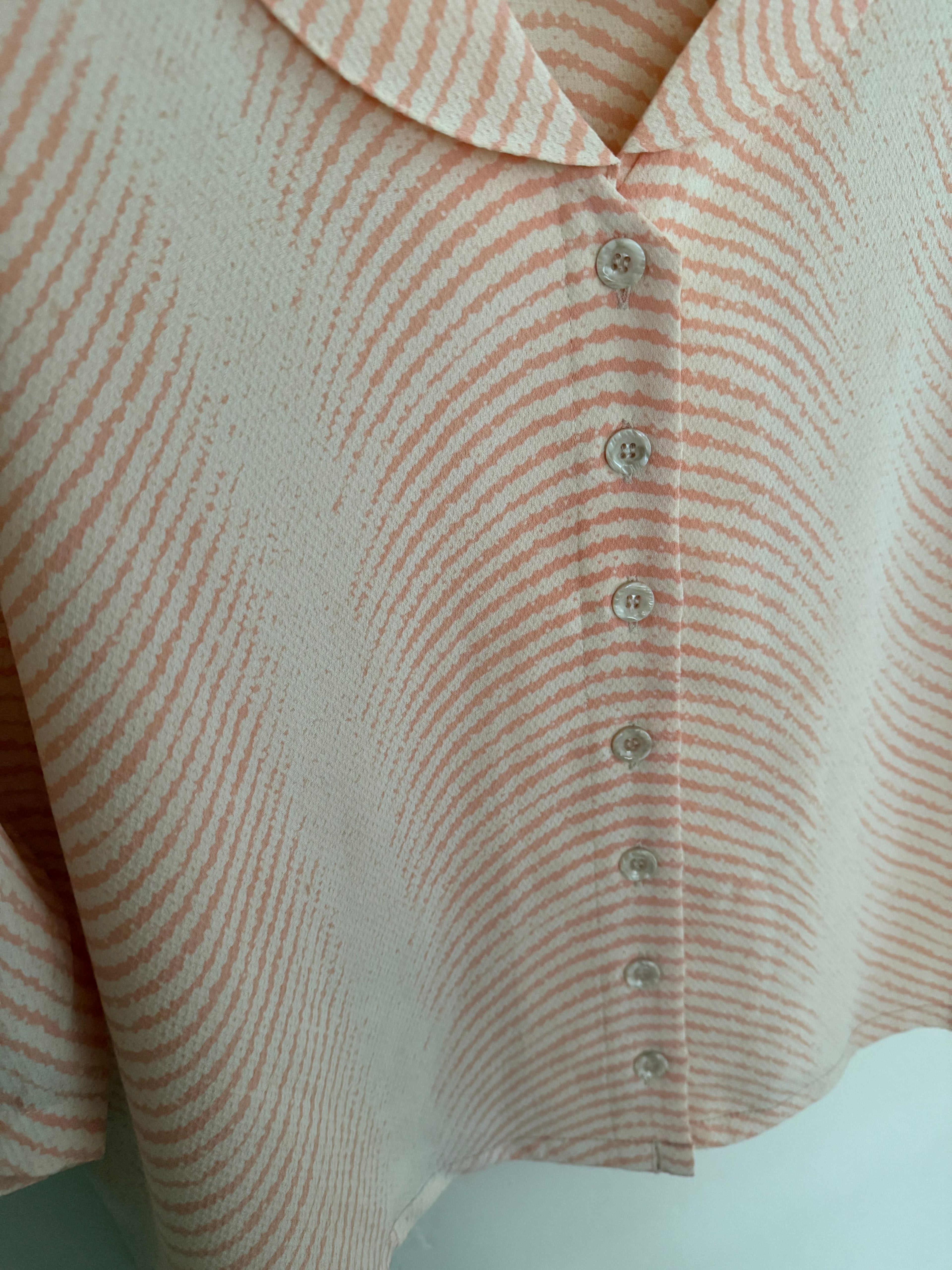 Cropped Blouse - Peachy Tigre - XXL