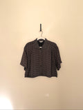 Cropped Blouse - Birch Stripes - XXL