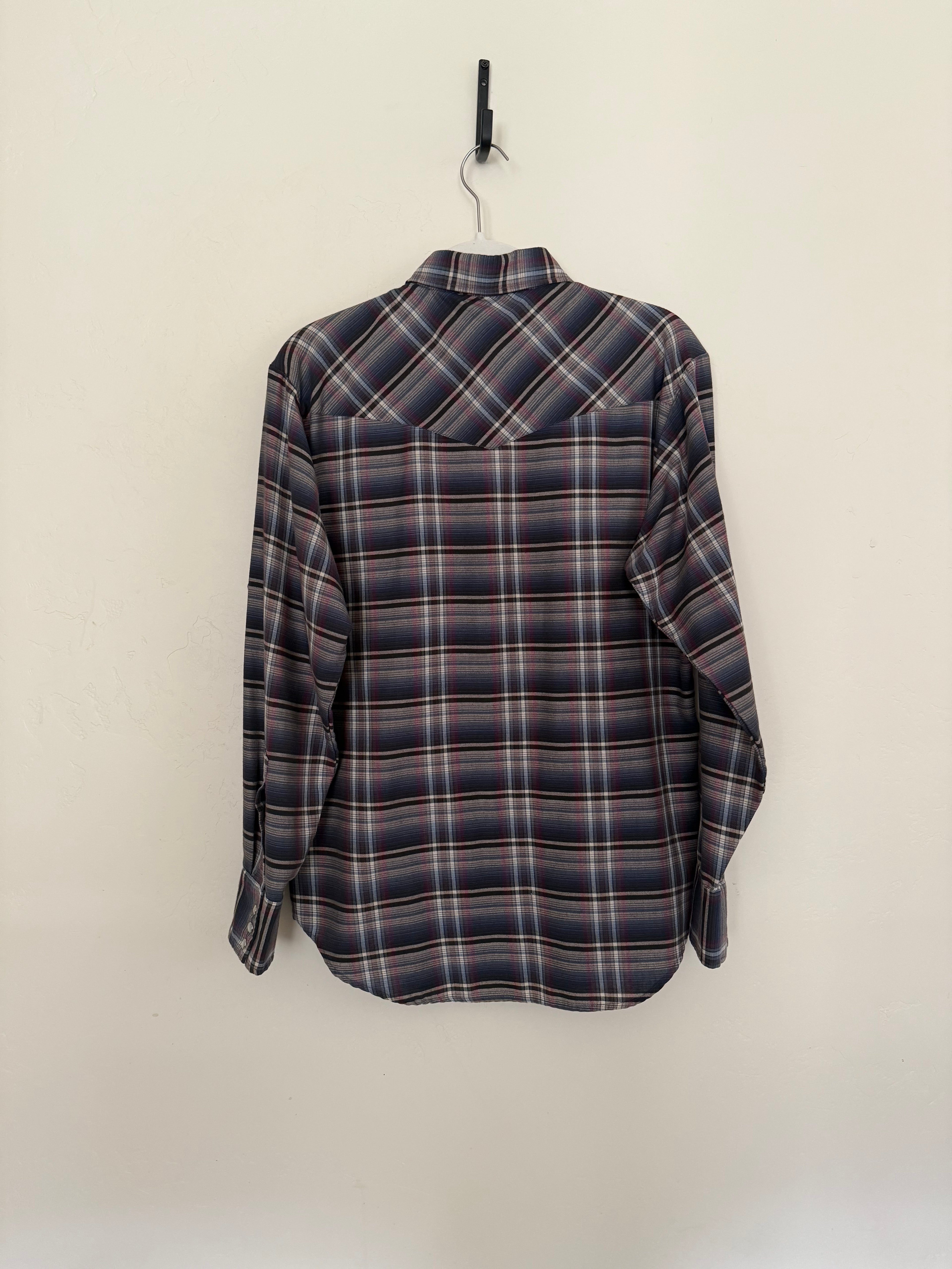 1970's Pearl Snap Western Shirt - Medium