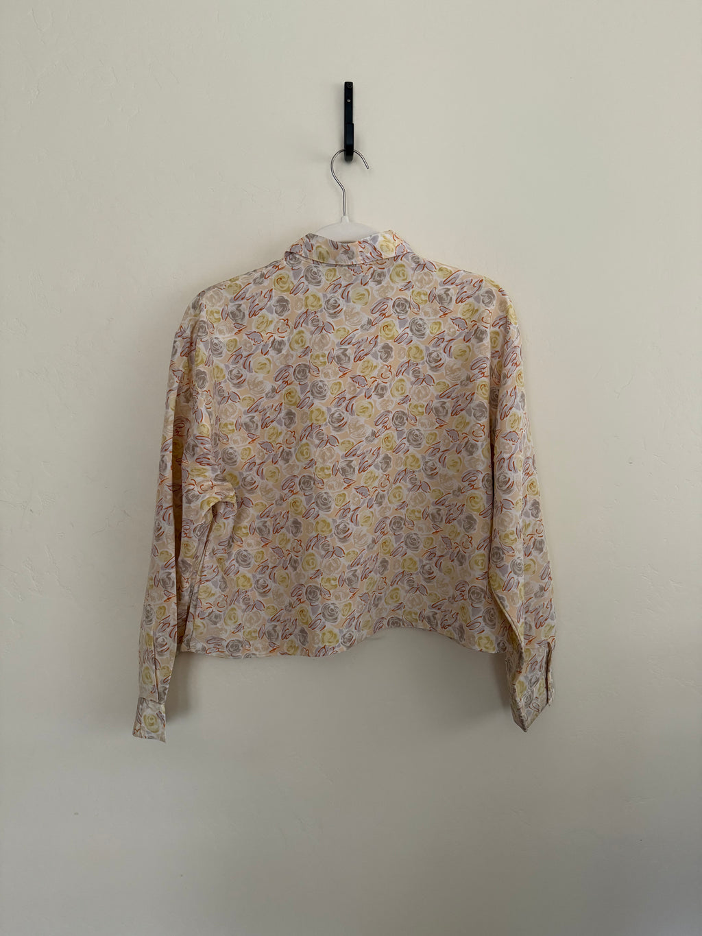 Cropped Blouse - Multi Floral - M/L