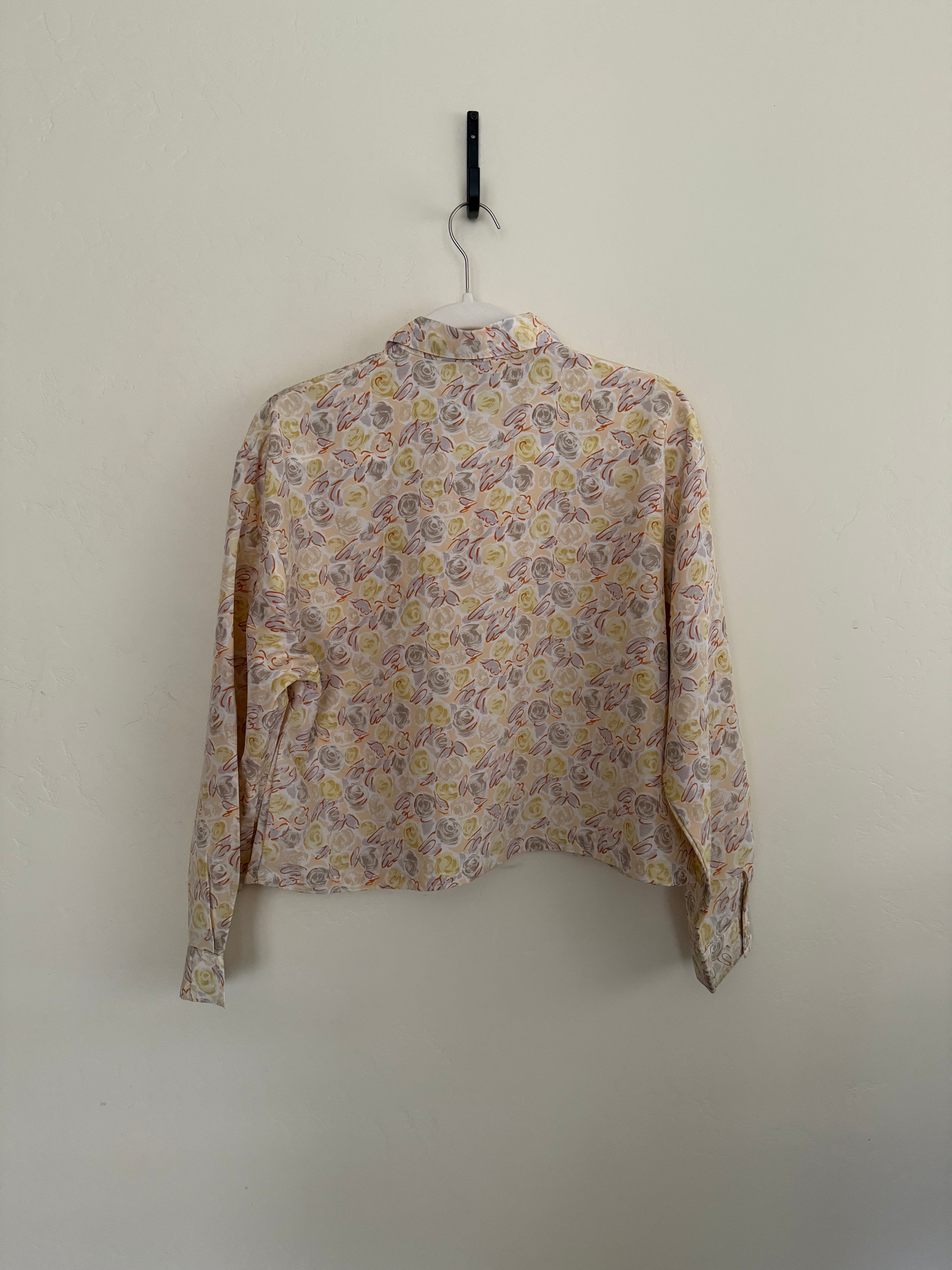 Cropped Blouse - Multi Floral - M/L