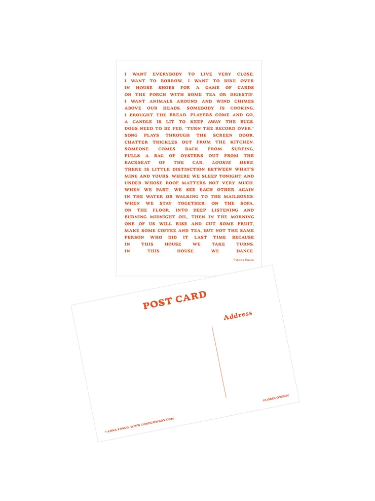 Postcard - A Well Spent Life