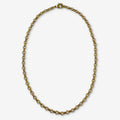 Raw brass rolo chain necklace - 18"