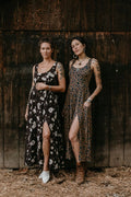 Long Agnes Dress - Brown Poppy