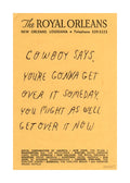 4"x6" Print - Cowboy Says