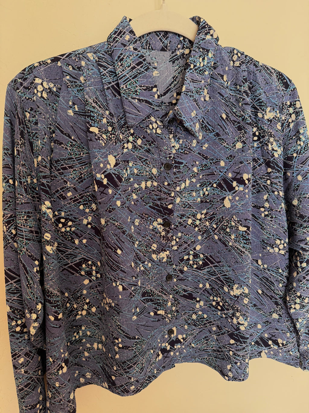 Cropped Blouse - Cool 90's Print - XXL