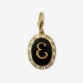 Vintage oval "E" charm