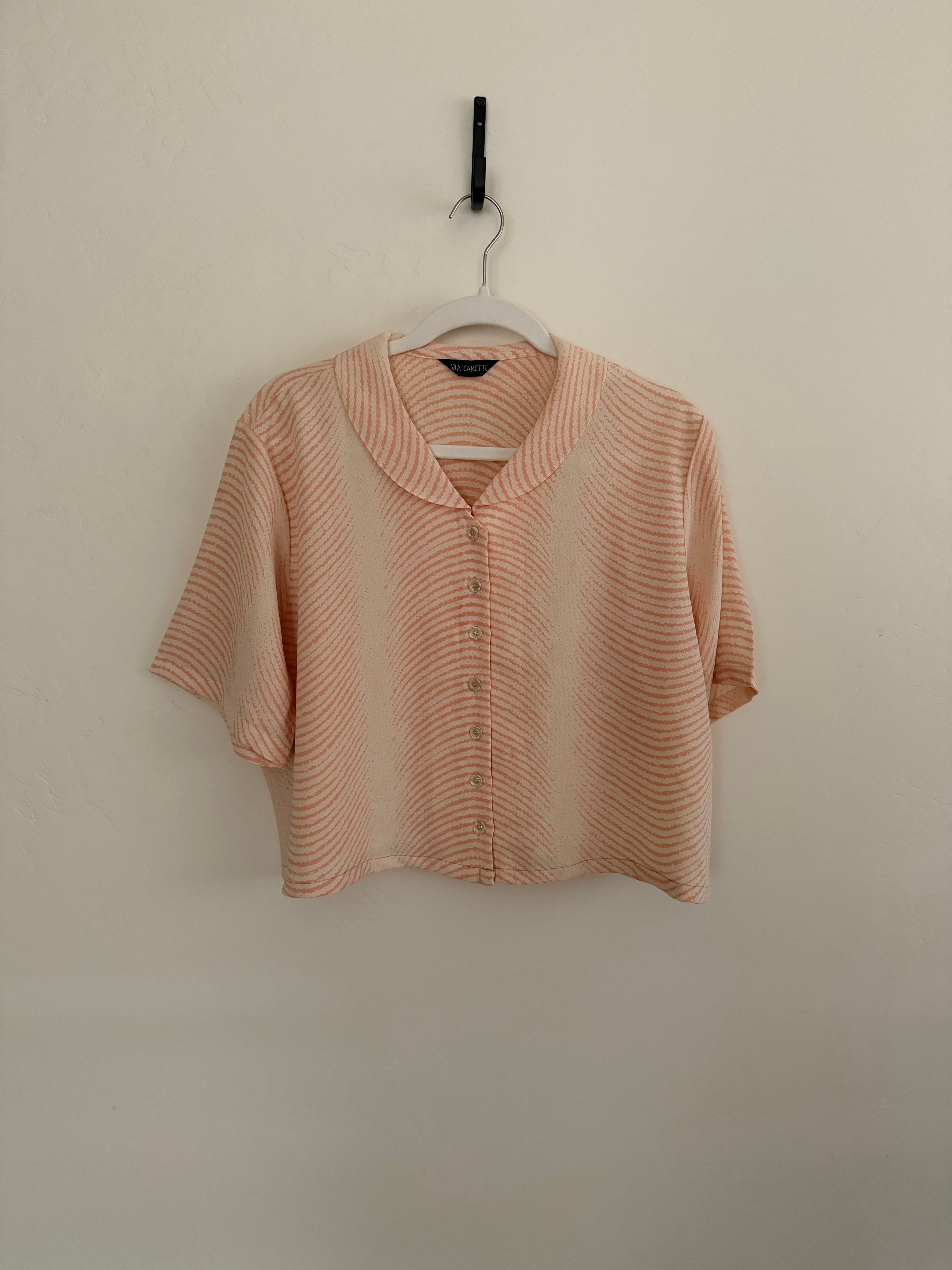 Cropped Blouse - Peachy Tigre - XXL