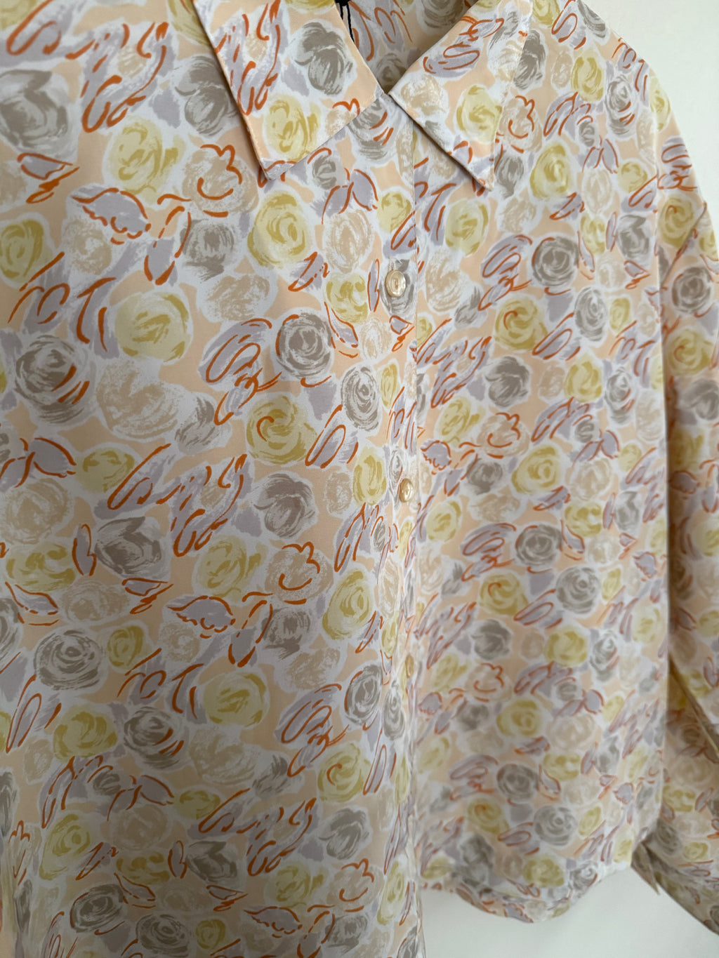 Cropped Blouse - Multi Floral - M/L