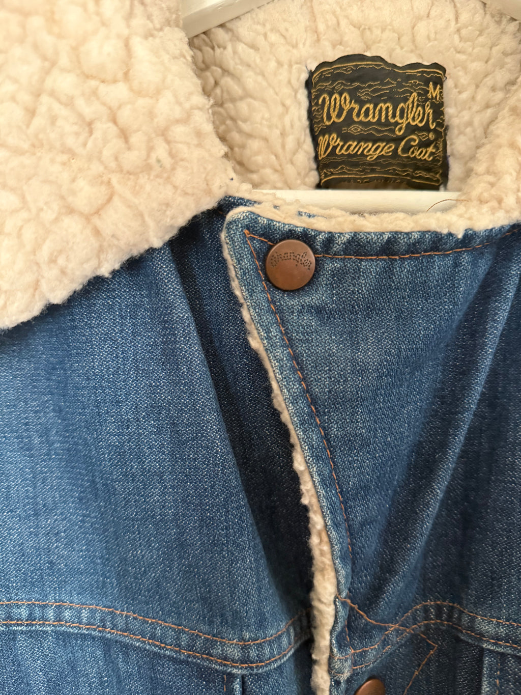 1970's Denim Wrangler Wrange Coat - Medium