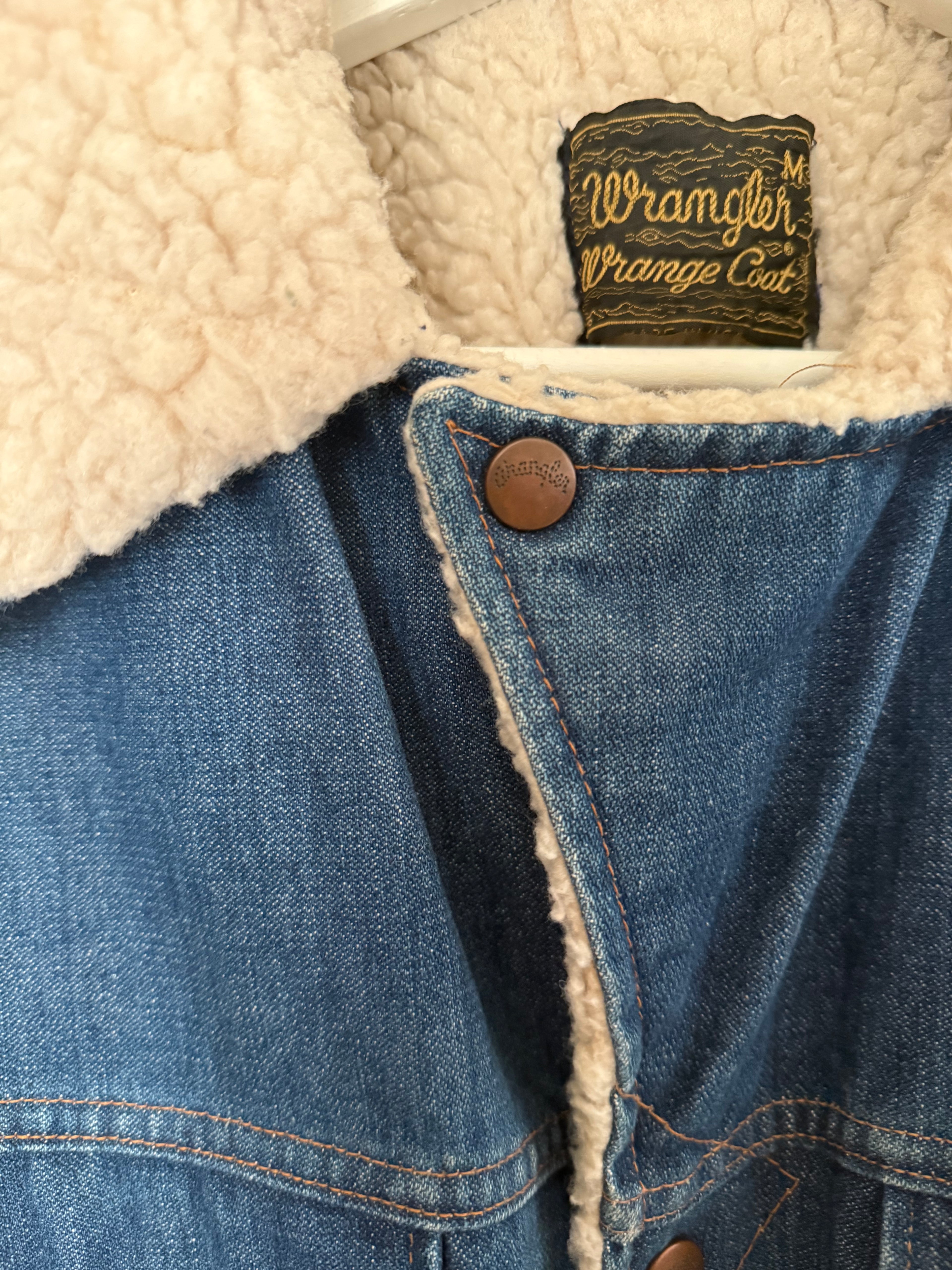 1970's Denim Wrangler Wrange Coat - Medium