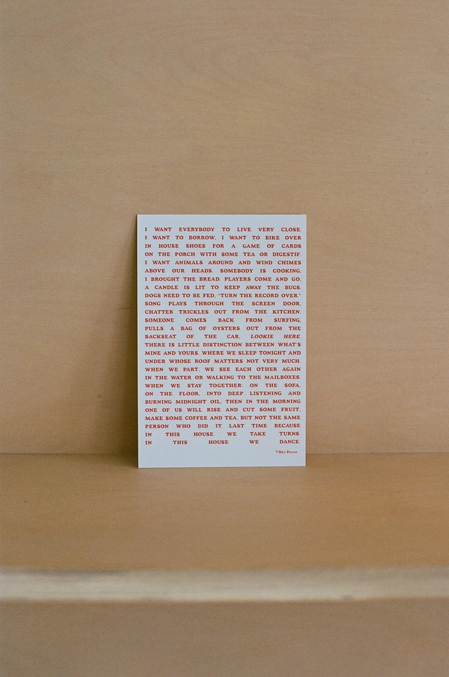 Postcard - A Well Spent Life