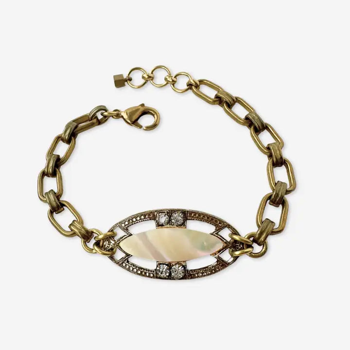 Mother of Pearl Link Bracelet