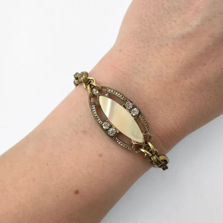 Mother of Pearl Link Bracelet